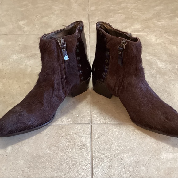 NWOB Marco Delli Hand-Crafted Ankle Boots, Size 6/36 - Picture 3 of 10